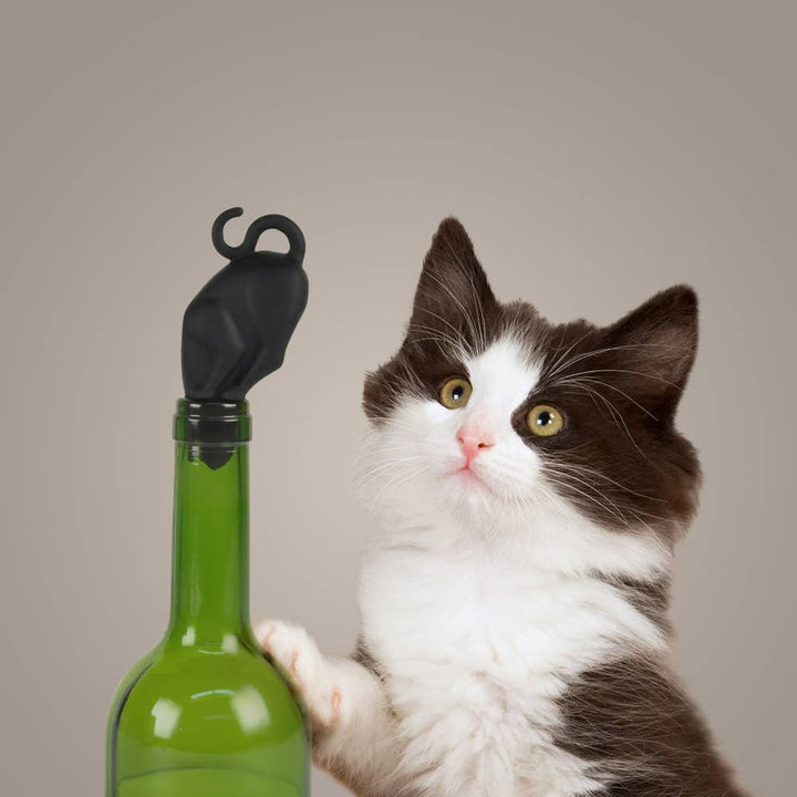 Stop Kitty - Cat Bottle &amp; Wine Stopper