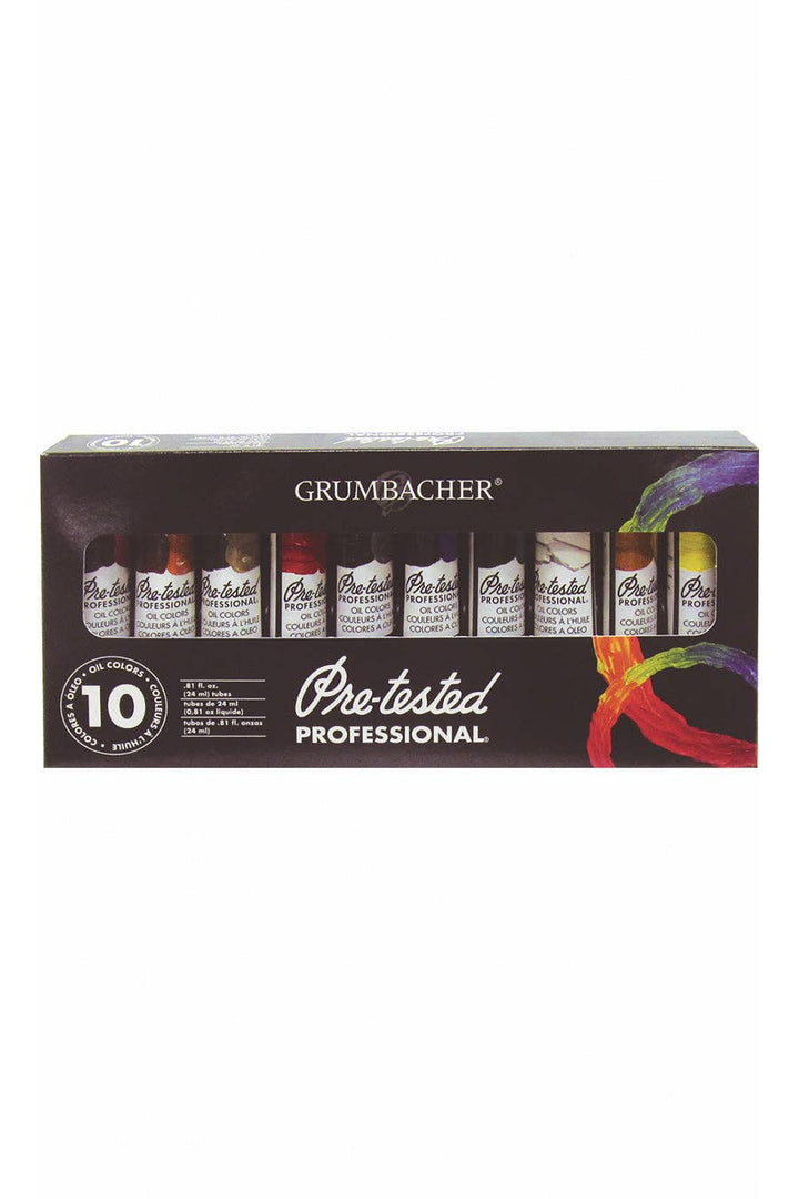 Grumbacher® Pre-Tested® Oil, 10 Color Set