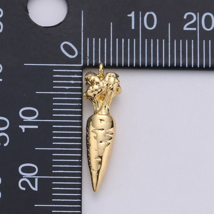 24K Gold Filled Carrot Charm