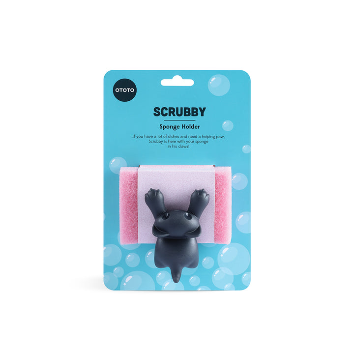 Scrubby Cat Sponge Holder for Kitchen Sink