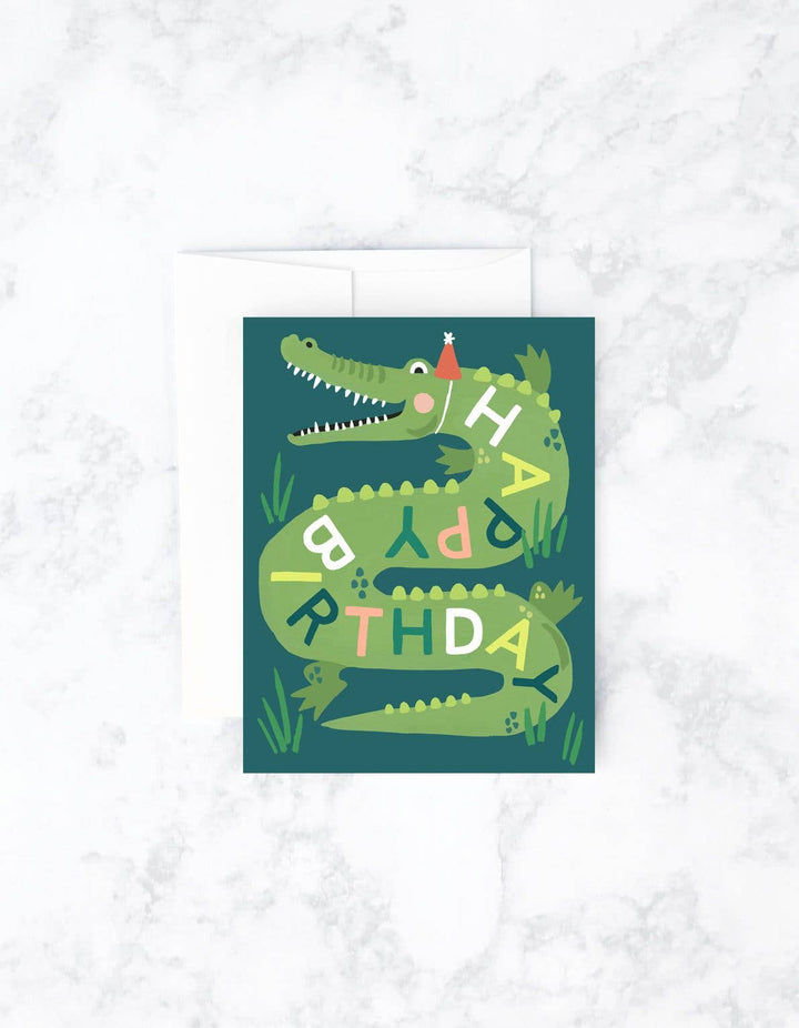 Birthday Greeting Card | Gator Birthday