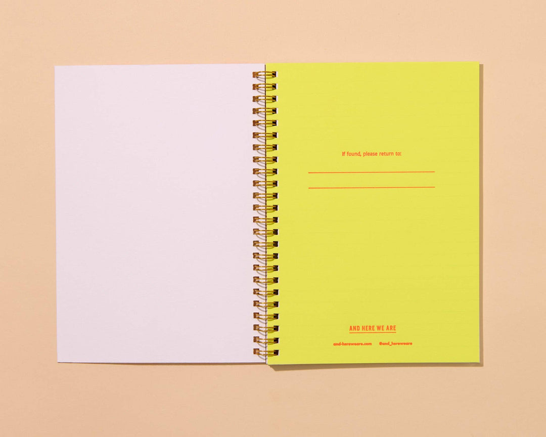 Lined Spiral Notebook—Pickles