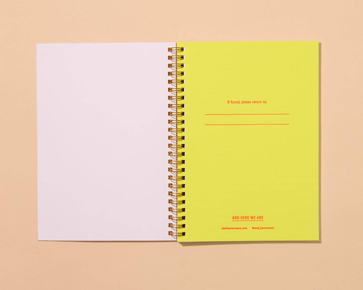 Lined Spiral Notebook—Pickles