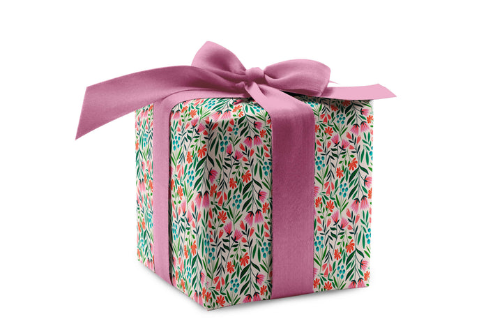 White Garden Wrapping Paper