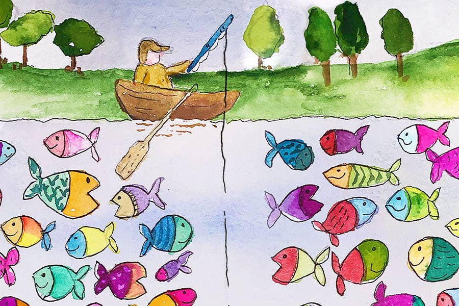Gone Fishing Puzzle