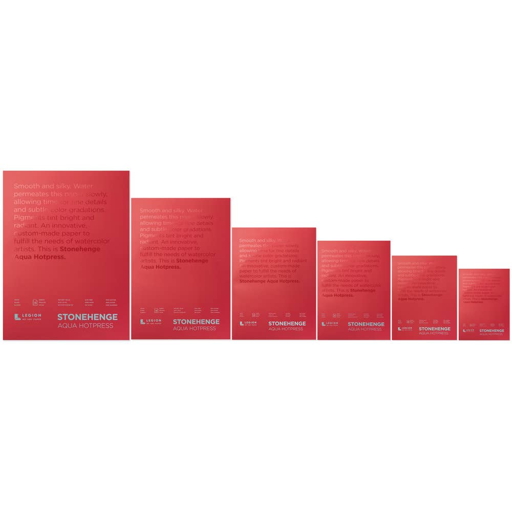 Stonehenge Aqua Watercolor Block Hotpress