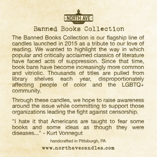 Banned Book Candle / George Orwell 1984