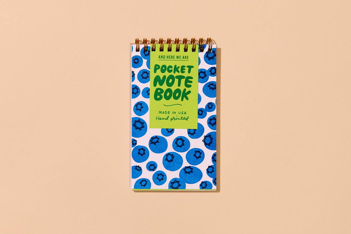 Small Spiral Notebook—Blueberry