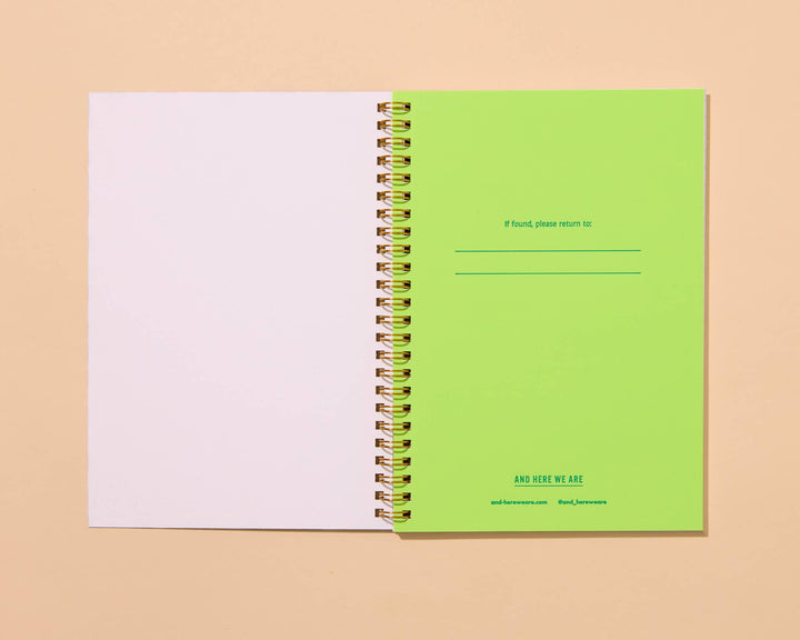 Lined Spiral Notebook—Tomato