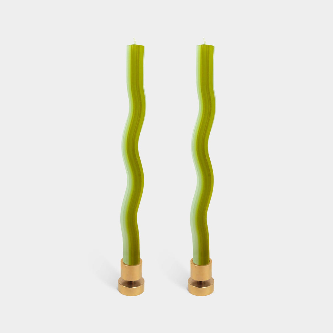 Wiggle Candles - Green (2 Pack)