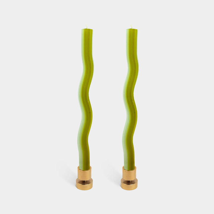 Wiggle Candles - Green (2 Pack)