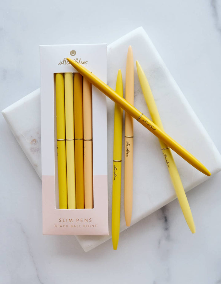 Slim Pen Set of Four | Spectrum Sunny Days
