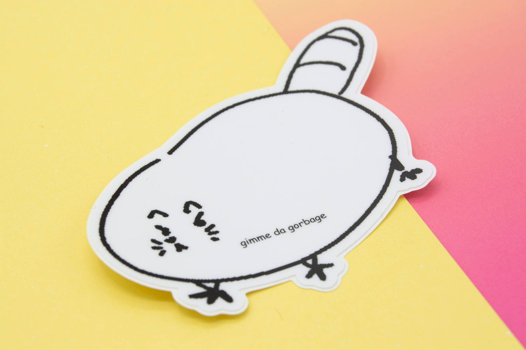 Gimme da Gorbage Raccoon Sticker