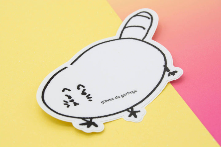 Gimme da Gorbage Raccoon Sticker
