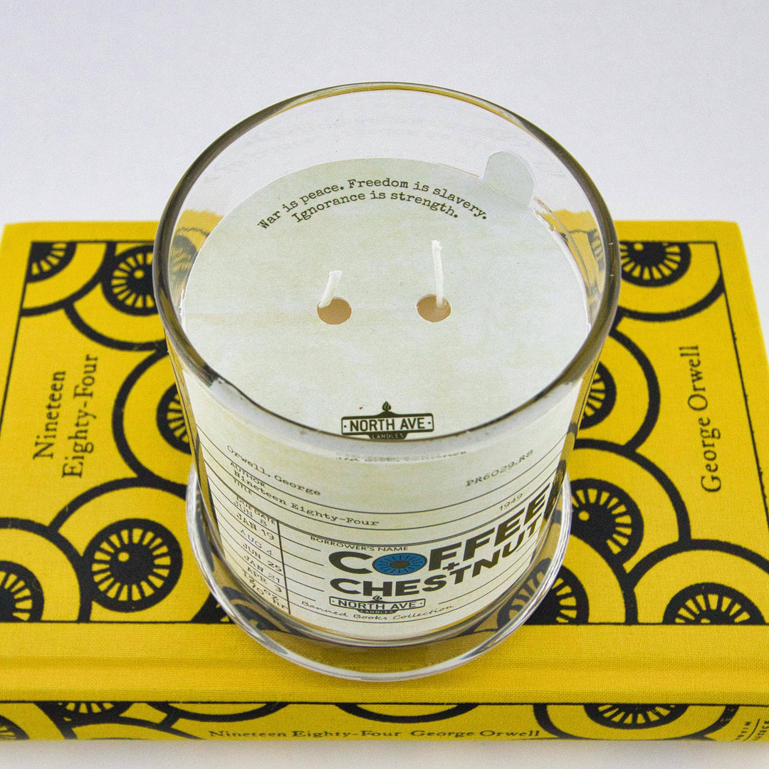 Banned Book Candle / George Orwell 1984