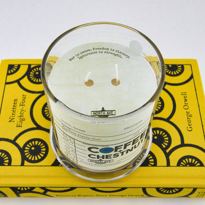 Banned Book Candle / George Orwell 1984