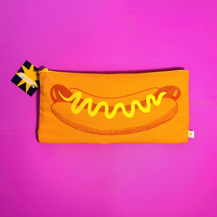 Hot Dog/Sausage Dog Canvas Travel Pouch