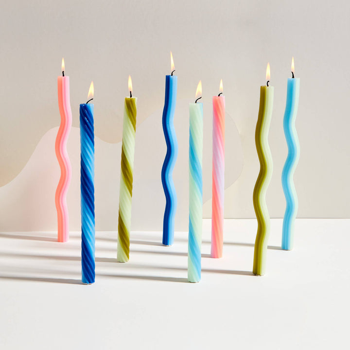 Wiggle Candles - Green (2 Pack)