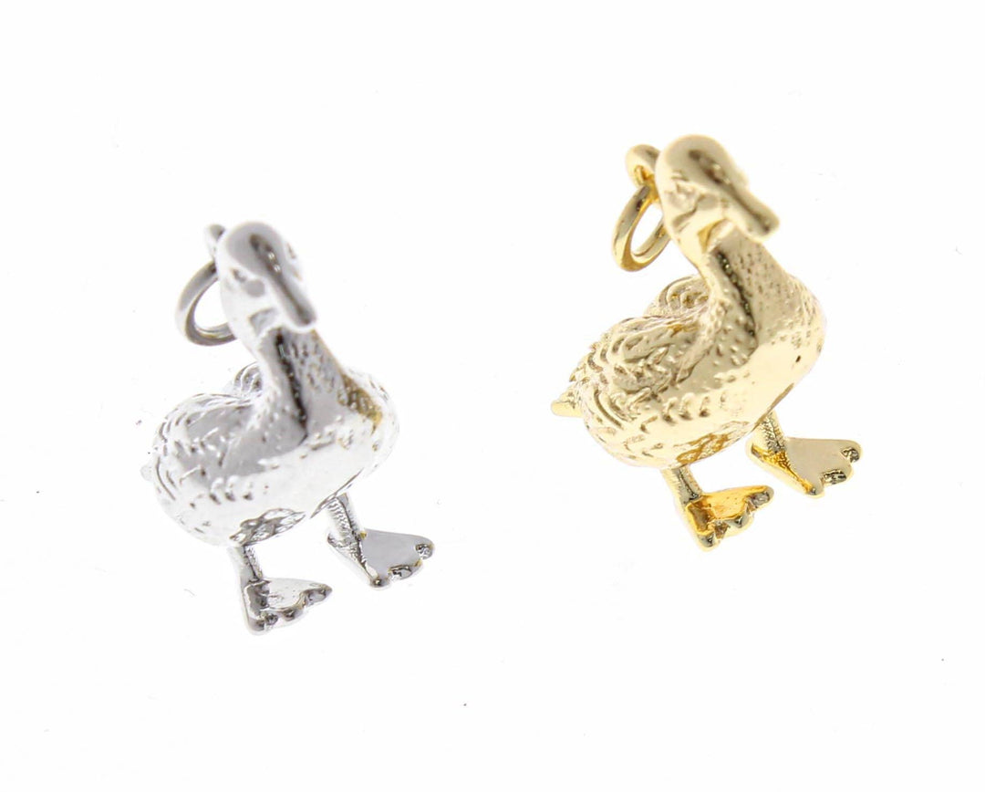 Gold Duck Charm