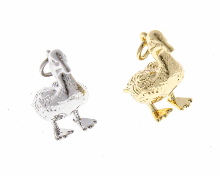 Gold Duck Charm