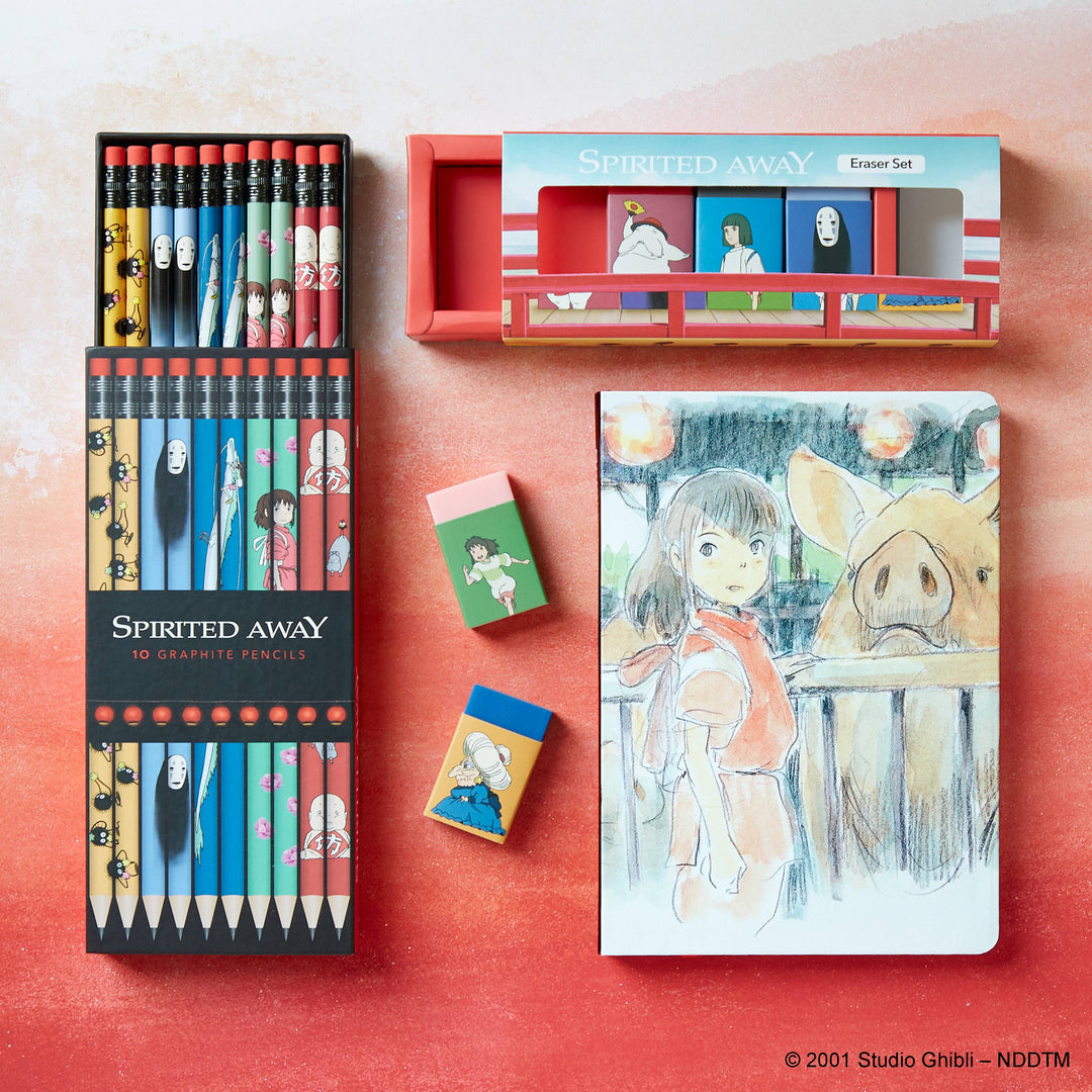 Spirited Away Eraser Set