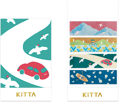 KITTA Portable Clear Decorative Tape