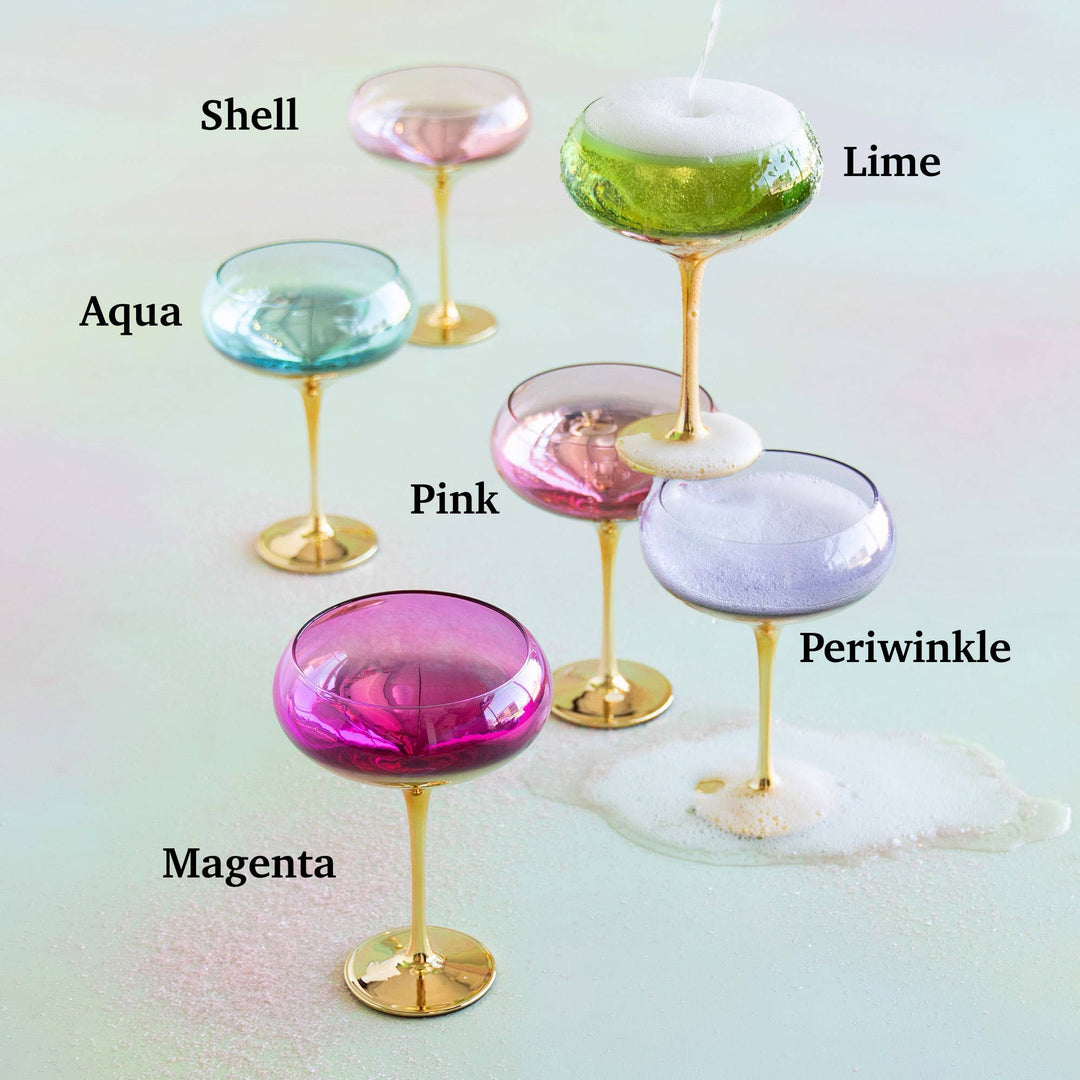 Glitterville Gilded Coupe, 7"