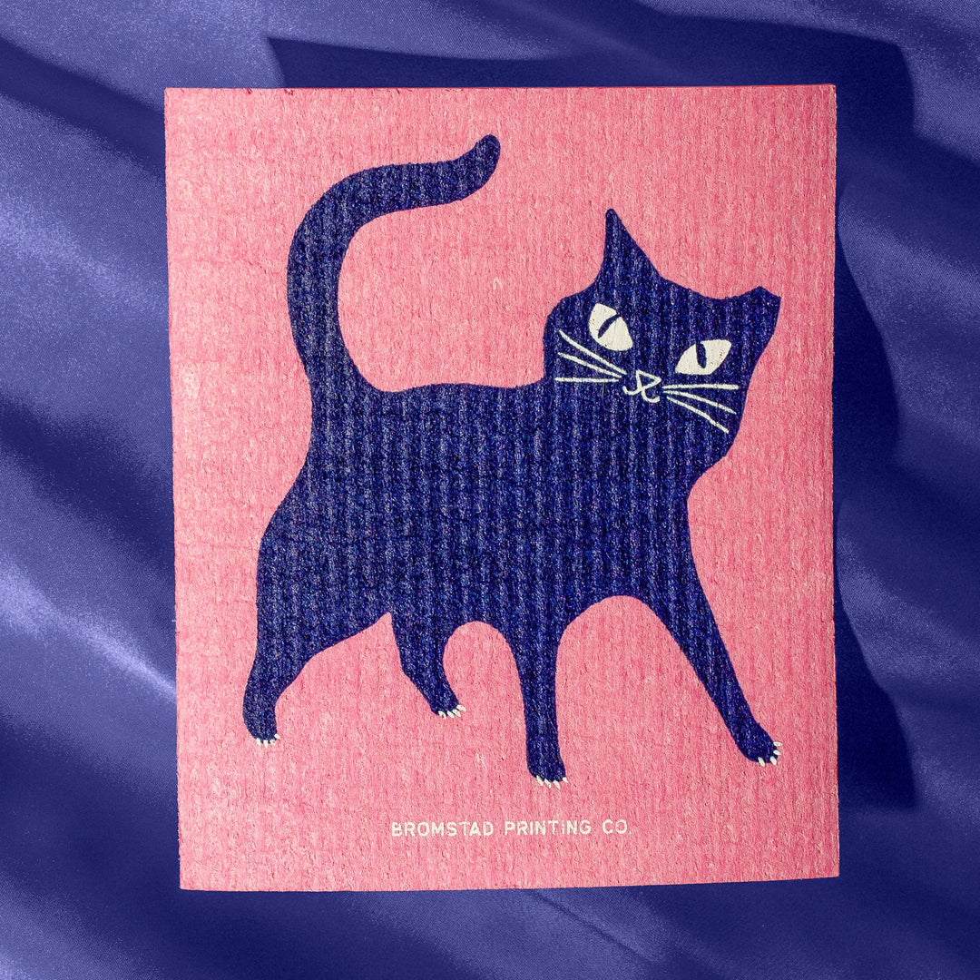 Mischief Cat - Swedish Dishcloth