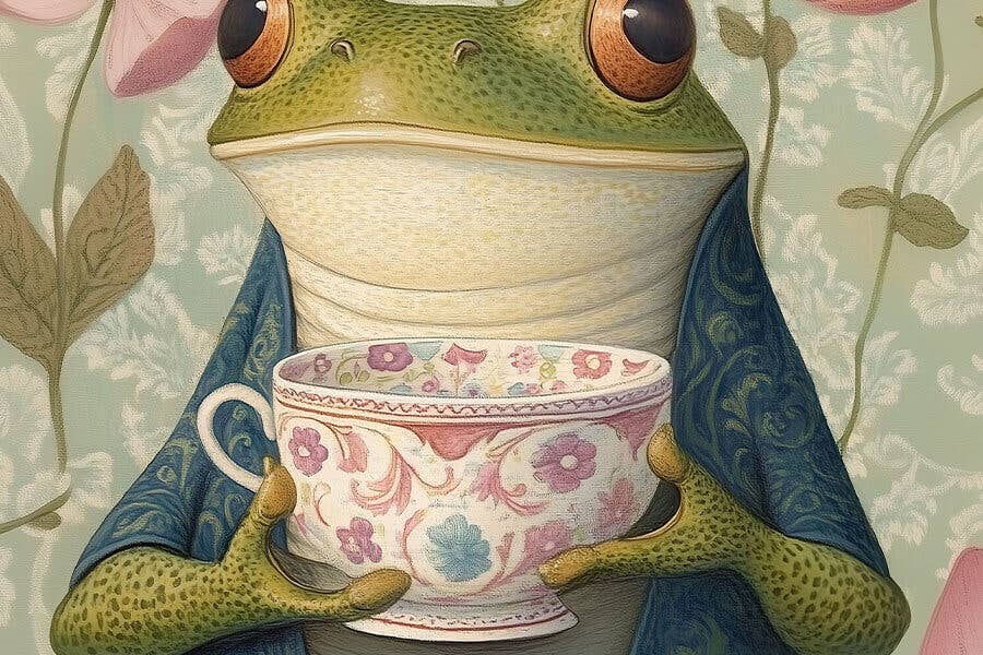 Tea Time Frog Puzzle
