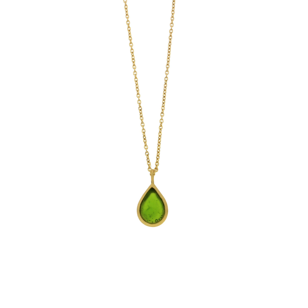 Tear Drop Bubbles 16"Dainty Pendant