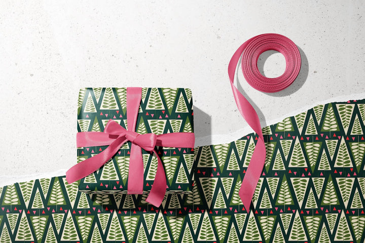 Deep Forest Wrapping Paper Single Sheet