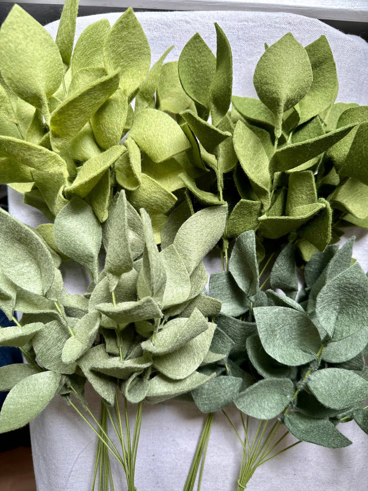 Felt Greenery Stems