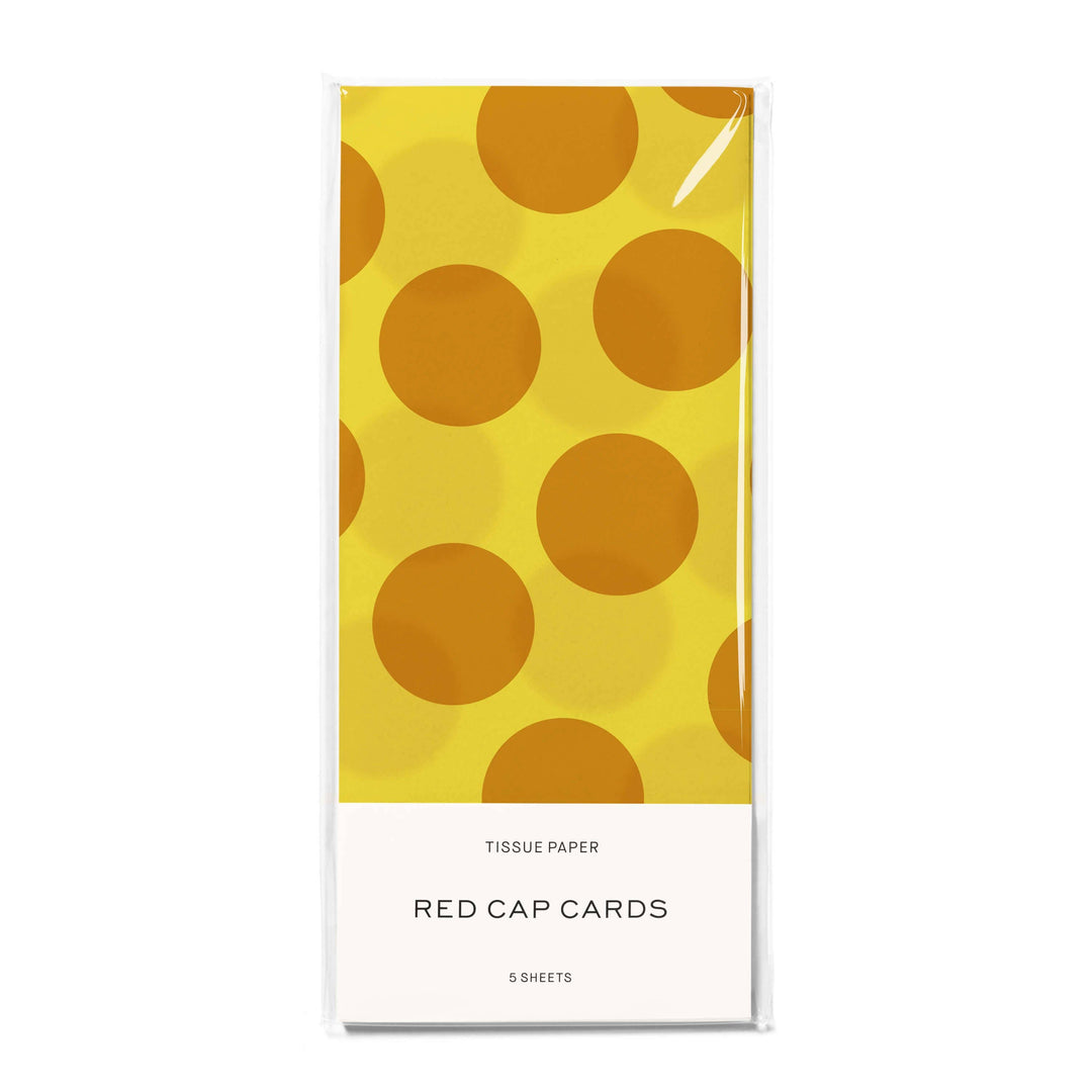 Gold and Yellow Dots Tissue Paper