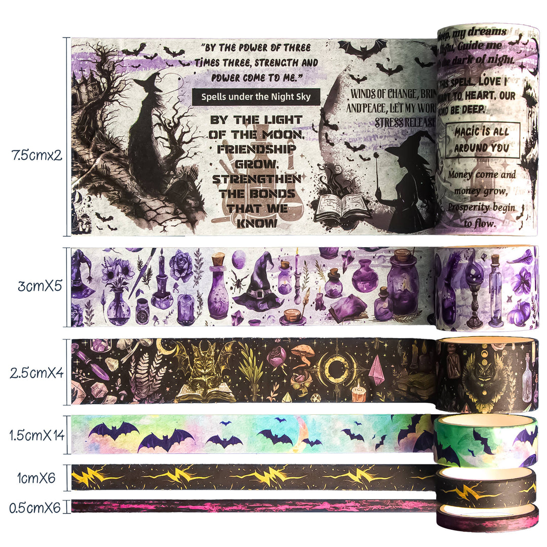 Phantom Witches Washi Tape Set