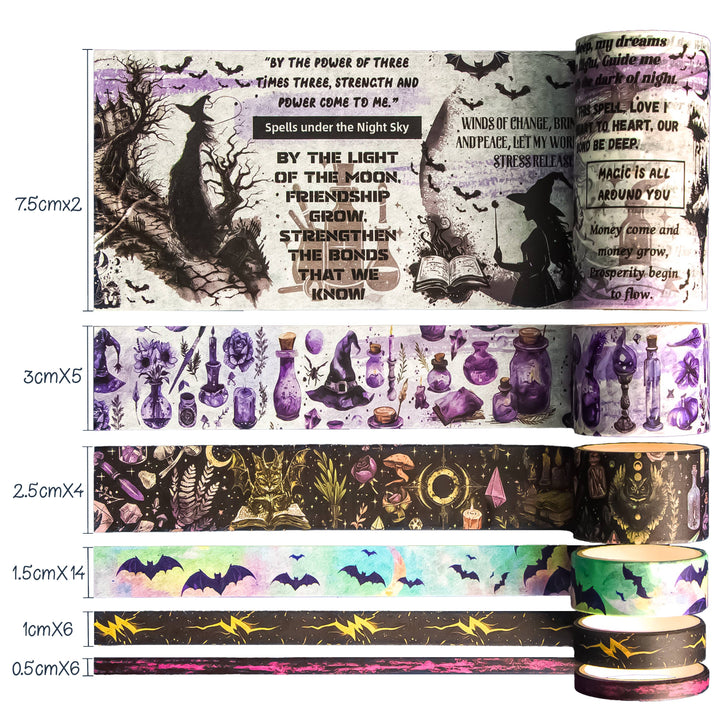 Phantom Witches Washi Tape Set