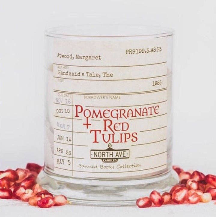 Banned Book Candle / The Handmaid’s Tale