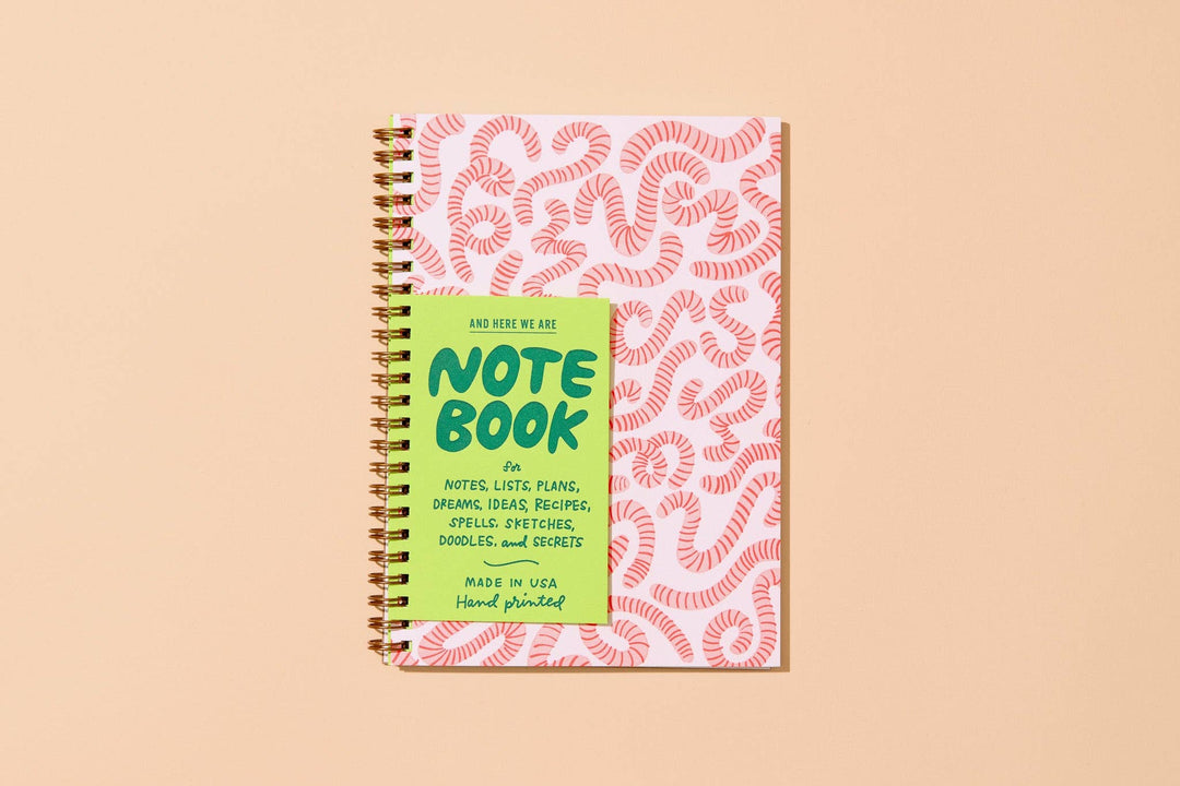 Spiral Notebook—Worms