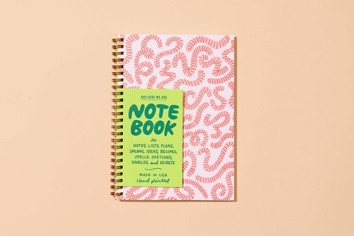 Spiral Notebook—Worms
