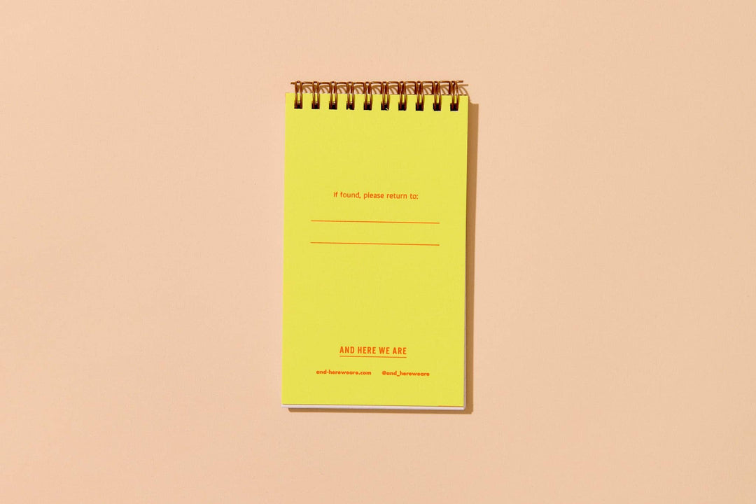 Small Spiral Notebook—Shrimp Cocktail