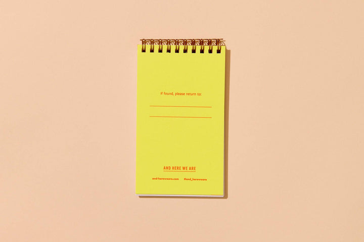 Small Spiral Notebook—Shrimp Cocktail