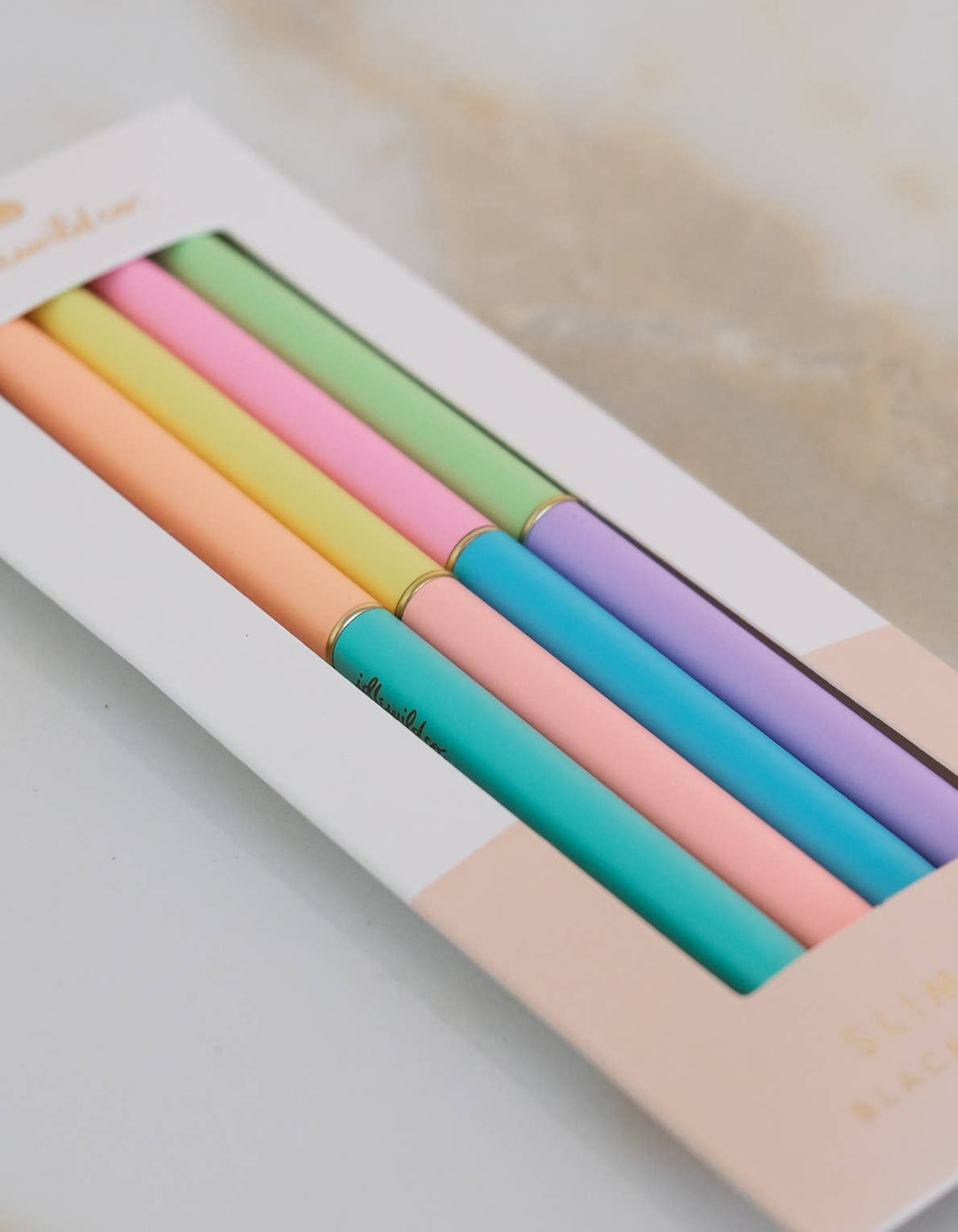 Slim Pen Set of Four | Duo-Tone Neons