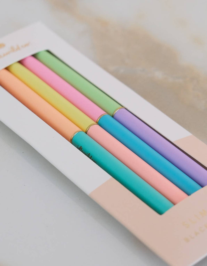 Slim Pen Set of Four | Duo-Tone Neons