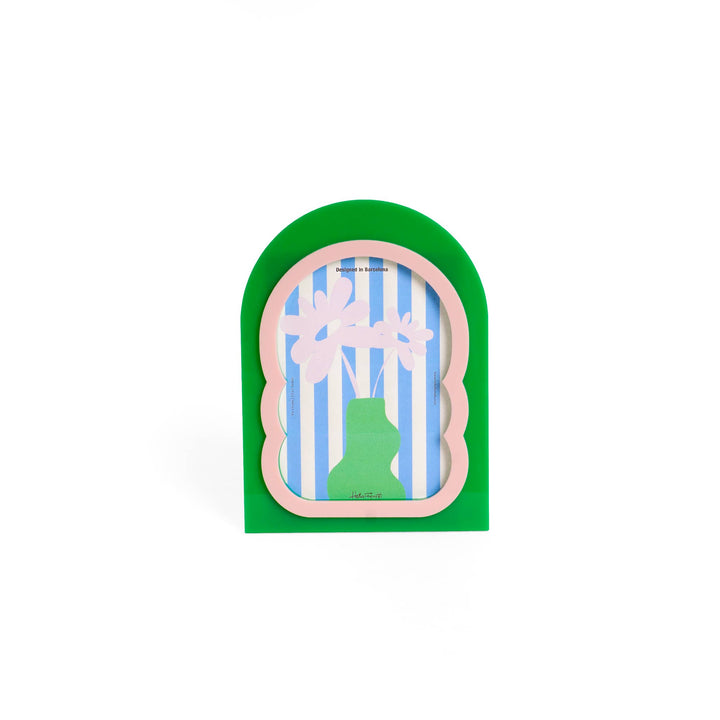 Green Vertex Photo Frame