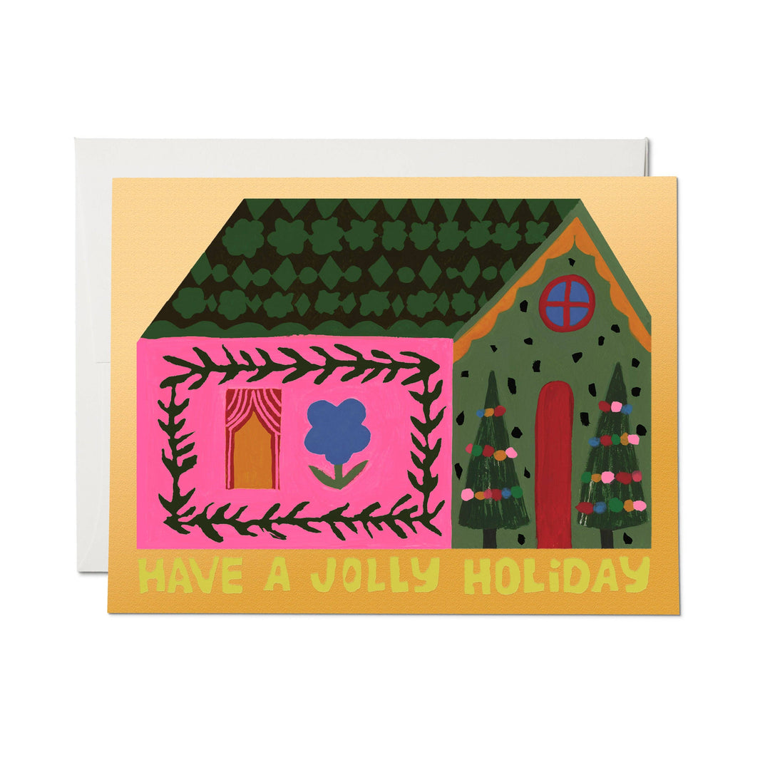 Jolly Holiday Greeting Card