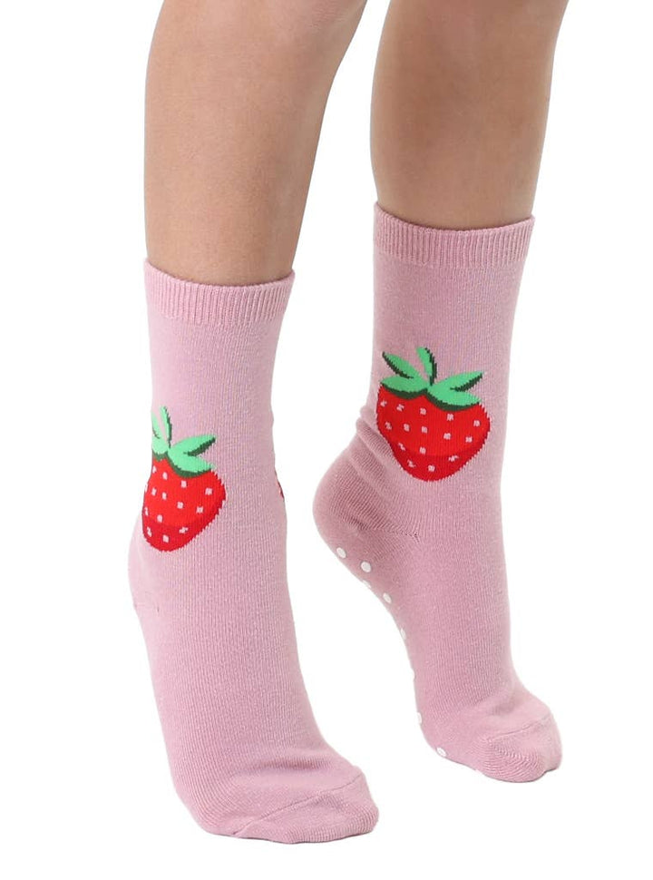 3D Packaged Socks - Kids - Strawberry - Pink