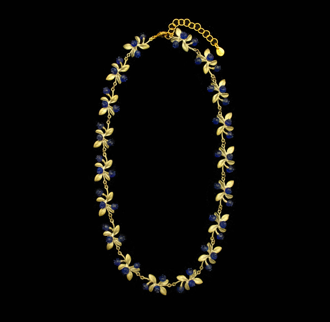 Petite Blueberry All Around Necklace - 16"