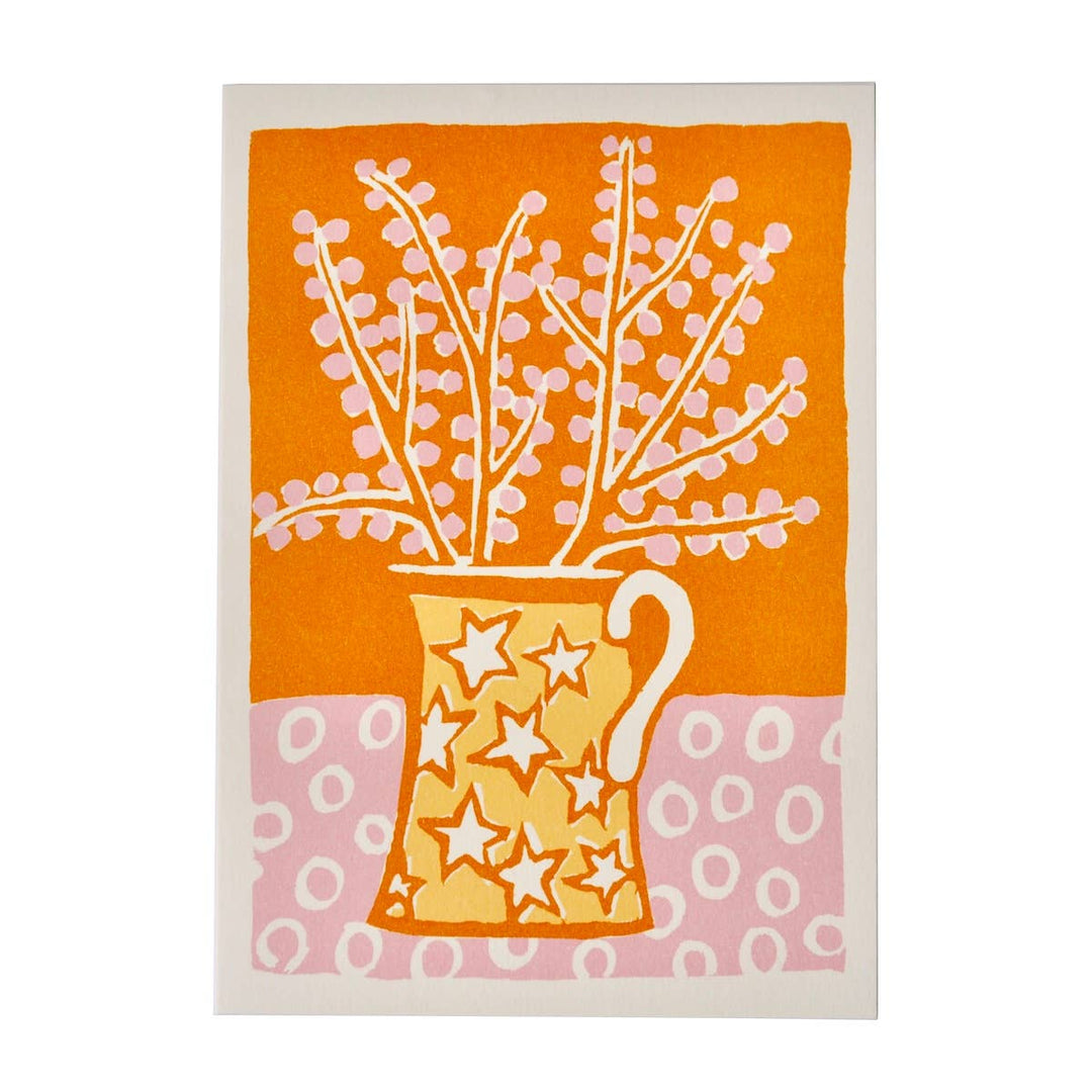 Card Jug and Blossom