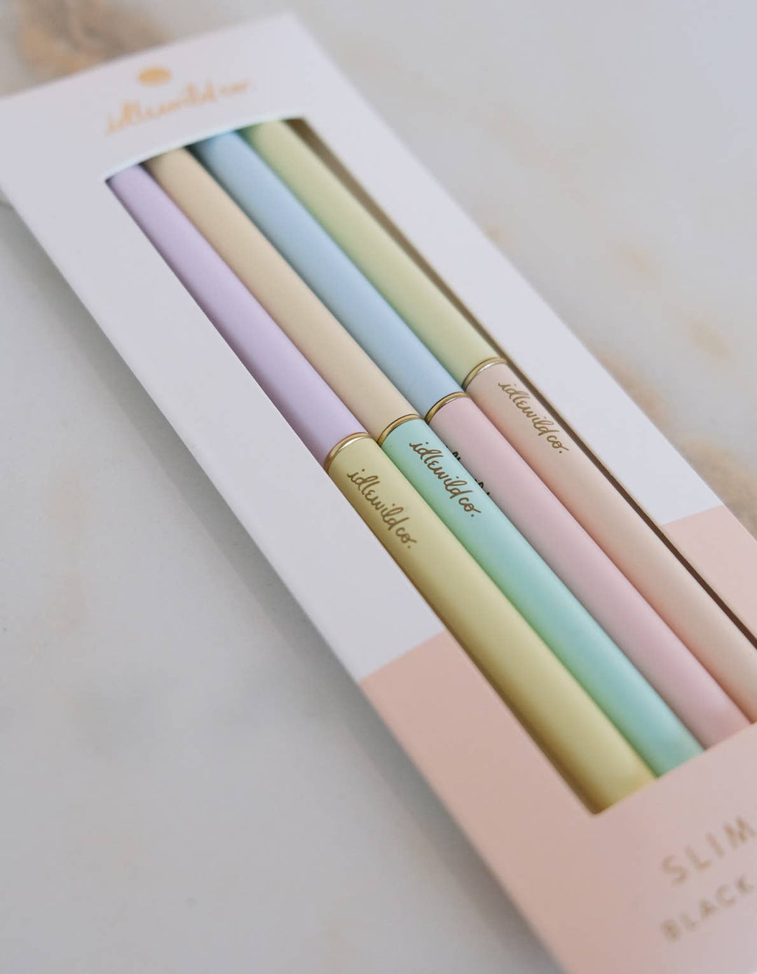Slim Pen Set of Four | Duo-Tone Pastels