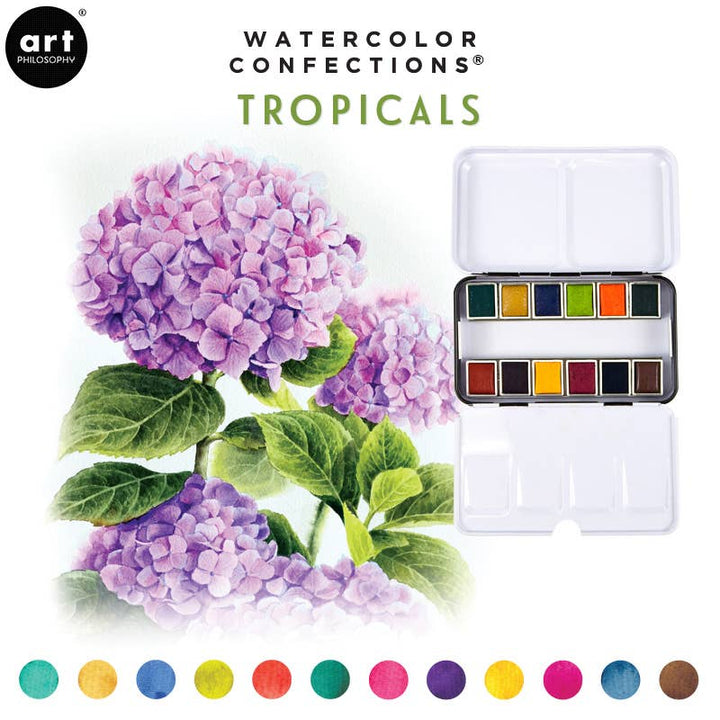 Watercolor Confections: Tropicals