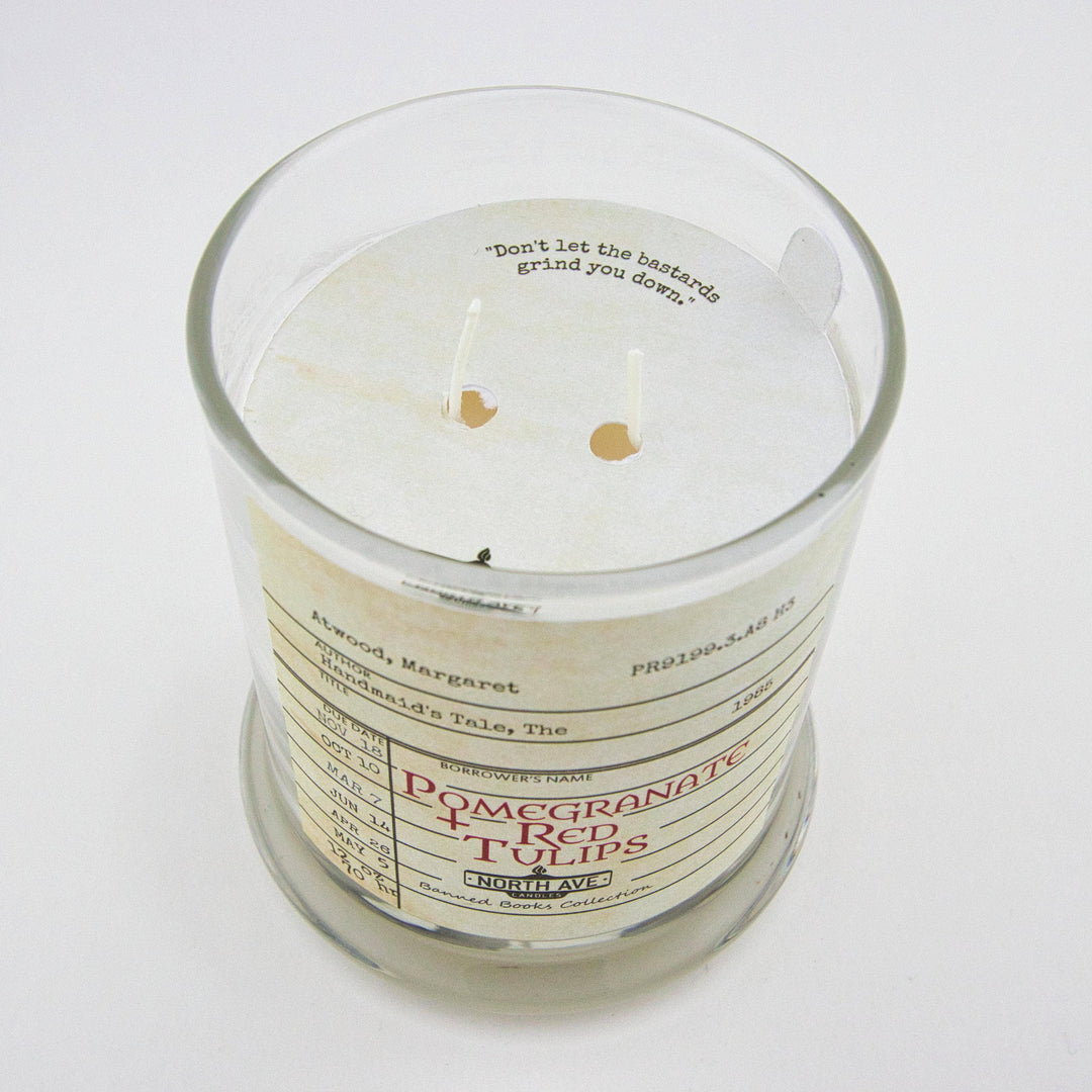 Banned Book Candle / The Handmaid’s Tale